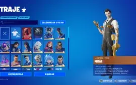 ⭐️FORTNITE⭐️1050 Vbuck⭐️94Skins⭐️Passe atual⭐️Midas⭐️LARA.C⭐