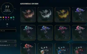 Conta LoL 397 Skins - Lv. 644 - Bronze 1