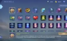 Conta Mobile legends com vários heróis e skin