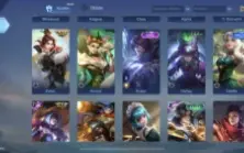 Conta Mobile legends com vários heróis e skin