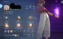 Conta Mobile legends com vários heróis e skin
