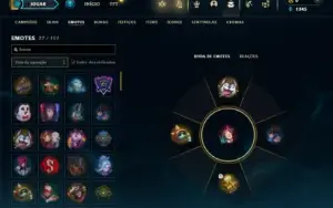 Unranked com 35 Champs e 13 Skins ( SUP / ADC / TOP )