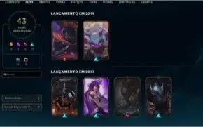 CONTA LEAGUE OF LEGENDS DIAMANTE 4