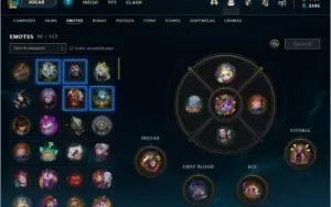 CONTA LOL 147 SKINS COM 2400 DE RP E TODOS CHAMPIONS