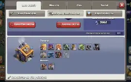 Clash of clans - Cv 14 - Nivel 207 - Super barata! Descrição
