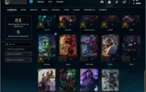 Conta ferro 2 AFUNDADA com 39 champs e 15 skins