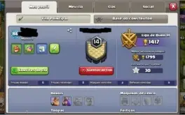 Vendo conta clash of clans cv9 semi full