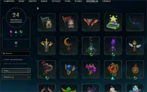 CONTA LOL C/296 SKINS | TAMBÉM POSSUI SKINS NO VALORANT