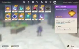 Genshin impact LvL 55 - Xiao ZhongLi Venti Childe Keqing