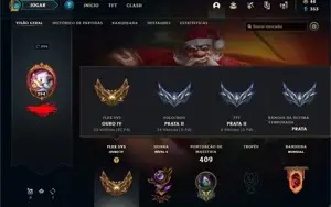 Conta LoL Gold Flex/Prata Soloq 66 Skins
