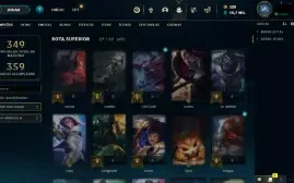 Conta Lol, Lvl 317 138 Champs 97 Skins