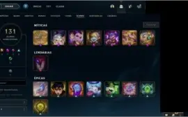 Conta League Of Legends Sem Elo - Level 106 - 106 Skins