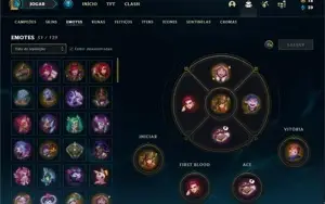 Conta Ouro 3 com 70 Champs e 54 Skins + 2 Prestigios