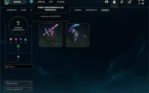 Conta Ouro 3 com 70 Champs e 54 Skins + 2 Prestigios