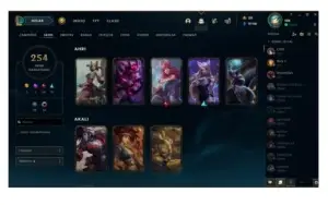 Conta League of Legends Ouro 2 254 skins