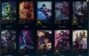 CONTA LOL PARA RUSH ELO