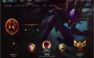 Conta League of Legends - Ouro 5