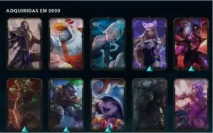 Vendo conta LOL  Diamante I   todos champions 111 skins