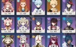 AR 48 SHOGUN C1 + DILUC + KOKOMI + MONA E ALOY