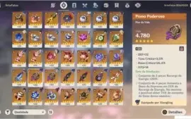 GENSHIN IMPACT CONTA AR57 26k+ Gemas Xiao Zhong keqing Qiqi