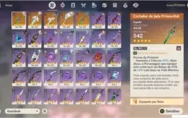 GENSHIN IMPACT CONTA AR57 26k+ Gemas Xiao Zhong keqing Qiqi