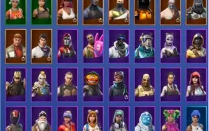 CONTA FORTNITE - SKINS RARAS + SALVE MUNDO + 47 SKINS