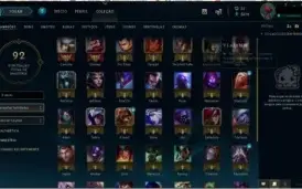 CONTA LOL PLATINA - 30 CHAMPS - 14 SKINS - 12 EMOTES