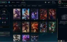 CONTA LOL PLATINA - 30 CHAMPS - 14 SKINS - 12 EMOTES