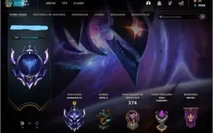 CONTA LEAGUE OF LEGENDS(DIAMANTE 4) + VALORANT (PLATINA1)
