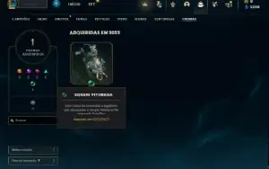 Conta Esmeralda 4 com 28 Champs e 7 Skins + 15 Fragmentos