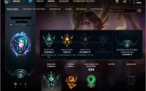 ACC League of legends lv 267 , 155 Skins, Ouro IV , Allchamp