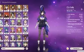 Conta Genshin AR60 Albedo C6(leia descrição)