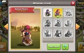 CONTA CV10 CLASH OF CLANS + 4037 GEMAS