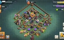 CONTA CV10 CLASH OF CLANS + 4037 GEMAS