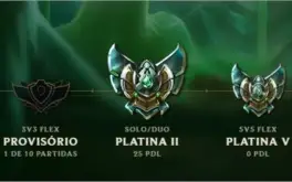 CONTA LEAGUE OF LEGENDS (PLATINA 2)