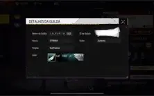 CONTA FREE FIRE, MESTRE S1/S2, CONTA EM GUILD ANGELICAL FIXO