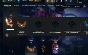Ouro 2 com 80 Champs e 53 Skins ( ADC / MID / JG )