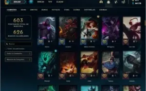 Conta ouro 4 com TODOS os champs, 201 skins ( MAIN ADC )
