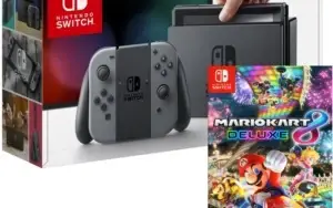 Nintendo - Switch 32GB Console and Mario Kart 8 Deluxe
