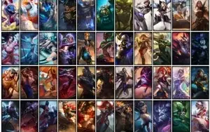 Conta prata 2 com 145 Champs e 165 Skins + 1 Prestigio
