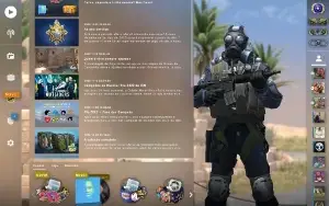 Conta de CSGO com 8 medalhas, steam 19 anos