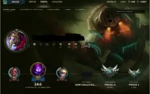 CONTA PRATA I TODOS OS CHAMPS + SKINS