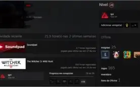 Conta steam com 165 jogos, 6 anos, nível 28.