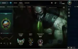 Conta no lol com 764 Skin e Icones exclusivos