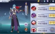 Conta top Saint Seiya awakening vários personagens fortes