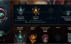 VENDO CONTA LOL LVL 420 PLATINA TODOS OS CAMPEÕES 96 SKINS