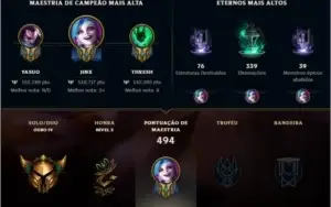 CONTA GOLD IV DE 2012 - R$2000 EM SKINS