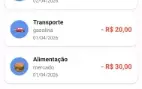 App de gestão financeira com dashboard, calculadora de impos