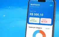 App de gestão financeira com dashboard, calculadora de impos