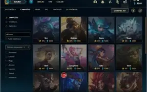 Conta prata 4 com 140 champs e 75 skins + 1 Mitica